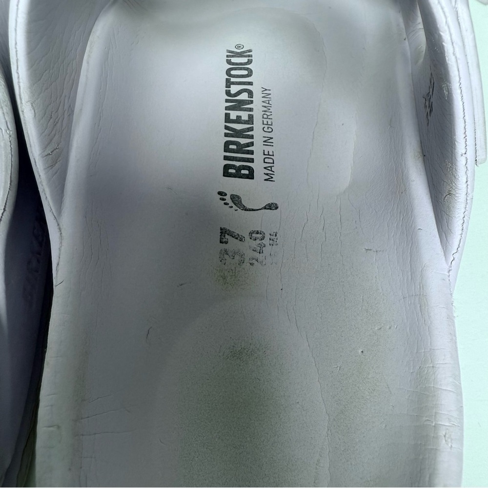 Birkenstock Arizona EVA Sandals Purple Fog Lavender Slides Women’s Size 6/7 - Picture 5 of 9